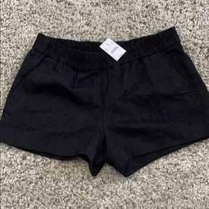 NWT! J.crew size 8 pull on shorts in black